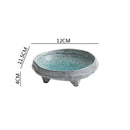 Axyaa Irregular Ceramic Dinner Plate High Foot Sushi Dessert Snack Specialty Tableware