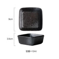Axyaa Ceramic Seasoning Dish: Dip, Soy Sauce, Vinegar, Appetizer Plate, Sushi Plate