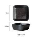 Axyaa Ceramic Seasoning Dish: Dip, Soy Sauce, Vinegar, Appetizer Plate, Sushi Plate
