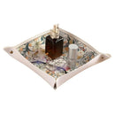 Axyaa PU Leather Desktop Organizer Tray for Home Decor and Storage