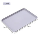 Axyaa Green Plastic Food Tray for Kitchen and Hotel Dessert Serving