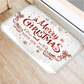 Axyaa Christmas New Year Home Decor Entrance Door Mat Non-Slip Living Room Hallway Carpet