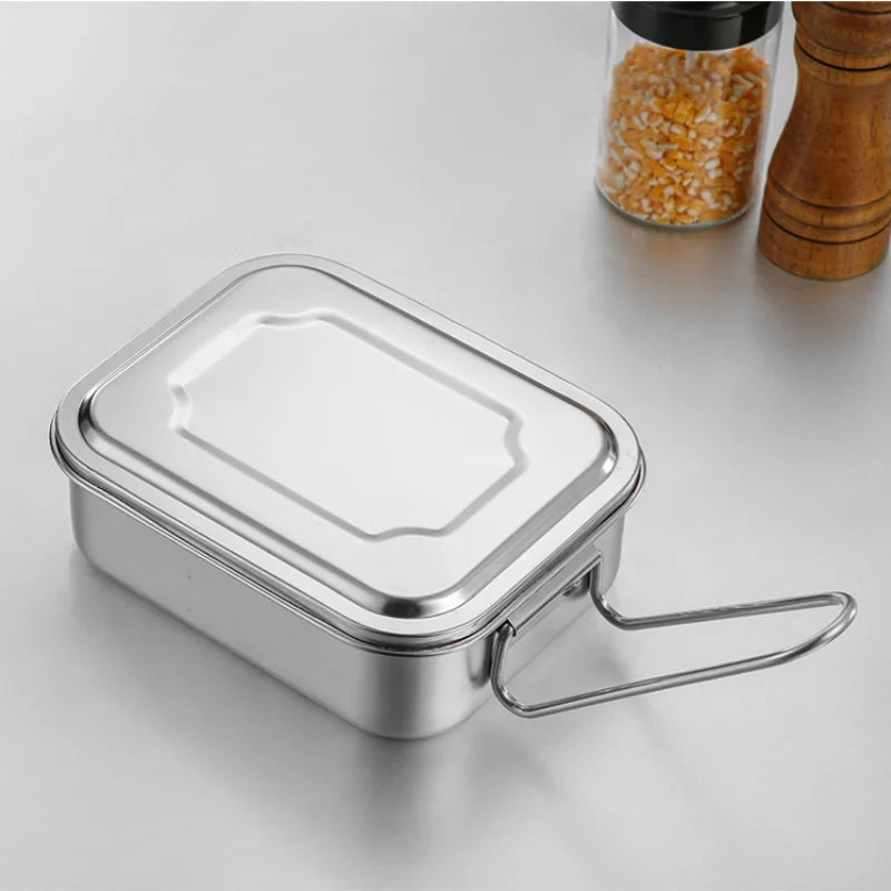 Axyaa Stainless Steel Lunch Box - Large Capacity Food Storage Container