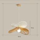 Axyaa Handwoven Rattan Pendant Lamp, Art LED Chandelier for Home Decor
