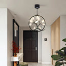 Axyaa Birdcage Branch Chandelier: Nordic Design Halo Lamp for Dining, Kitchen, or Restaurant