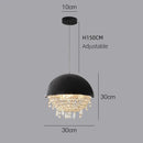 Axyaa Luxury Crystal Chandelier Pendant Lights for Home Dining Room Decor