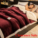 Axyaa 3-Layer Coral Fleece Winter Blanket - Warmth Quilt for Cozy Comfort