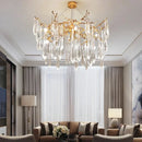 Axyaa Colorful Crystal Chandelier: Modern Luxury Italian Style Nordic Art Lamp