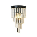 Axyaa Nordic Luxury Black Crystal Wall Lamp LED Bedroom Living Room Bedside glGenfluencer
