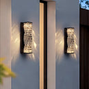 Axyaa Nordic Black Metal Wall Lamp - Minimalist LED Light for Indoor & Outdoor Spaces