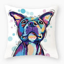 Axyaa Dog Yorkie Pug Cute Pillowcase Sofa Bedroom Decoration
