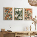 Axyaa Abstract Floral Canvas Wall Art Posters for Modern Home Decor