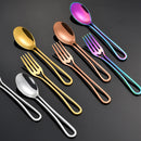 Axyaa Stainless Steel Travel Cutlery Set with Portable Case