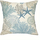 Axyaa Coral Starfish Print Pillowcase for Home Decoration