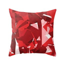 Axyaa Red Square Pillow Case for Home Décor
