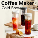 Axyaa Cold Brew Maker with Handle: Portable High-capacity Water Bottle for Coffee, Tea, Juices