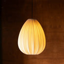 Axyaa Japanese Wabi-Sabi Pleated Fabric Pendant Lights for Home Decoration