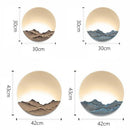 Axyaa Moon Led Wall Lamp - Modern Bedroom Decor - Iron Art Wall Light
