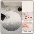 Axyaa Round Fluffy Bedroom Rug Soft Plush Living Room Carpet Modern Minimalist Decoration