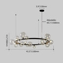 Axyaa Nordic Bubble Pendant Light for Modern Creative Restaurants and Bars