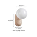 Axyaa Nordic LED Wall Sconce for Bedroom, Staircase, Bathroom - Minimalist Japanese Design