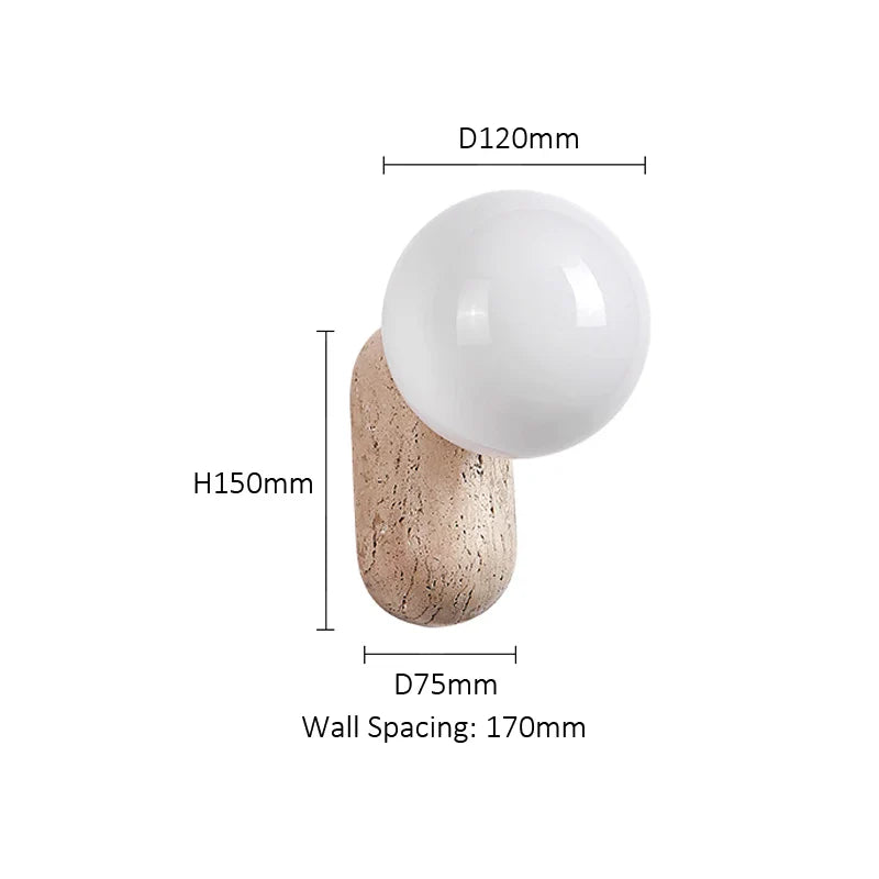 Axyaa Nordic LED Wall Sconce for Bedroom, Staircase, Bathroom - Minimalist Japanese Design