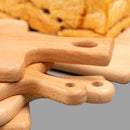 Axyaa Beech Wood Chopping Block for Kitchen Food Prep & Presentation