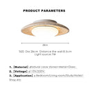 Axyaa Modern LED Yellow Cave Stone Ceiling Lights for Home Bedroom Decor