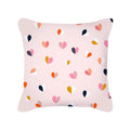 Axyaa Happy Valentine's Day Pink Pillowcase - Cute Square Cushion Cover