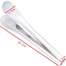 Axya Stainless Steel Food Tongs: BBQ Cooking Serving Buffet Utensil Clip