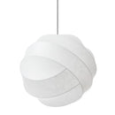 Axyaa Silk Ball Chandelier Pendant Light for Living Dining Bedroom
