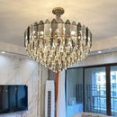 Axyaa Nordic Crystal LED Chandelier for Home Art Decor Lighting