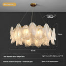 Modern Glass Chandeliers LED Hanging Lamps for Villa Staircase Lighting by Axyaa