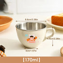 Axyaa Double Wall Stainless Steel 170ml Kids Water Cup