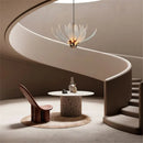 Axyaa Gold Iron Art LED Chandelier for Dining Room, Foyer, Hotel, Stairs