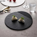 Axyaa Matte Stone Ceramic Plate Set for Molecular Cuisine and Desserts