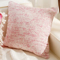 Axyaa French Red Pink Cotton Cushion Cover Set