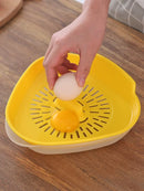 Axya Egg Separator Plus Size Baking Tool - Triangular Design for Egg White & Yolk