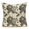 Axyaa Cartoon Pillow Cover: Cute Print Pillow Cover for Home, Bedroom, & Car