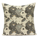 Axyaa Cartoon Pillow Cover: Cute Print Pillow Cover for Home, Bedroom, & Car