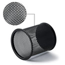 Axyaa Mesh Pencil Cup Pen Holder Black Metal Desktop Organizer
