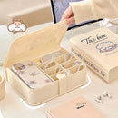 Axyaa Kawaii Phone Case & Cable Organizer Box: Cute Desk Storage Container