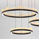 Axyaa Nordic Dining Room Pendant Ceiling Light Chandelier for Indoor Living Room