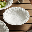 Axyaa Stone Pattern Porcelain Deep Bowl for High-end Dining