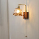 Axyaa Walnut Medieval Wall Lamp for Bedroom, Study, Living Room, Bathroom & Dining Area