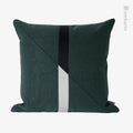Axyaa Gray Green Two-Color Sofa Pillow Set