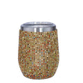 Axyaa Shiny Diamond Stainless Steel Tumbler Thermal Coffee Mug Drinkware