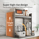 Axyaa Microwave Sliding Shelf with Pull Out Rack for Home Kitchen Organization