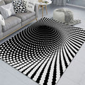 Axyaa 3D Optical Illusion Entrance Carpet: Trippy Living Room Rug for Hallway, Bedroom, Bathroom