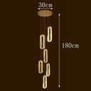 Axyaa Crystal Stair Chandelier Lighting, Ceiling & Hanging LED Chandeliers for Living Room